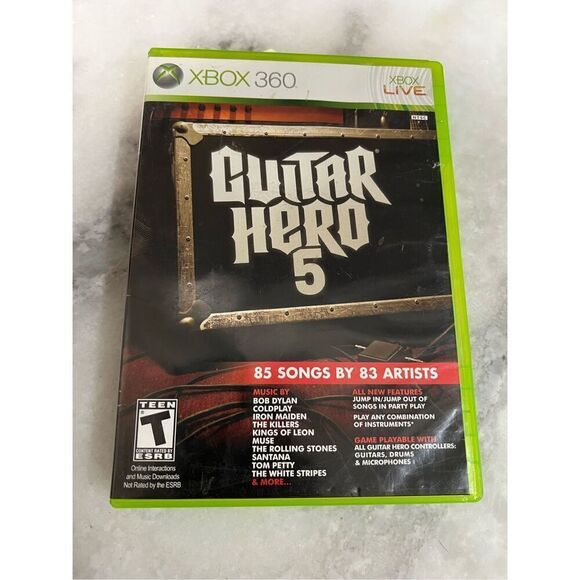 Guitar Hero 5 Microsoft Xbox 360, 2009 - Picture 1 of 5